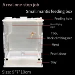 Magnetische voerhouder voor terrarium - Wit -1
