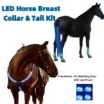 LED-verlichtingsset voor paarden - Blauw set