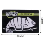 UVB-testkaart voor reptielenlampen