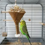 Vogelspeeltje van palmblad en papier - Afbeelding 4
