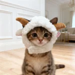 Kattenhoofdbedekking van katoen – F - Afbeelding 2