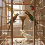 Vogelspeeltje van palmblad en papier - Afbeelding 5