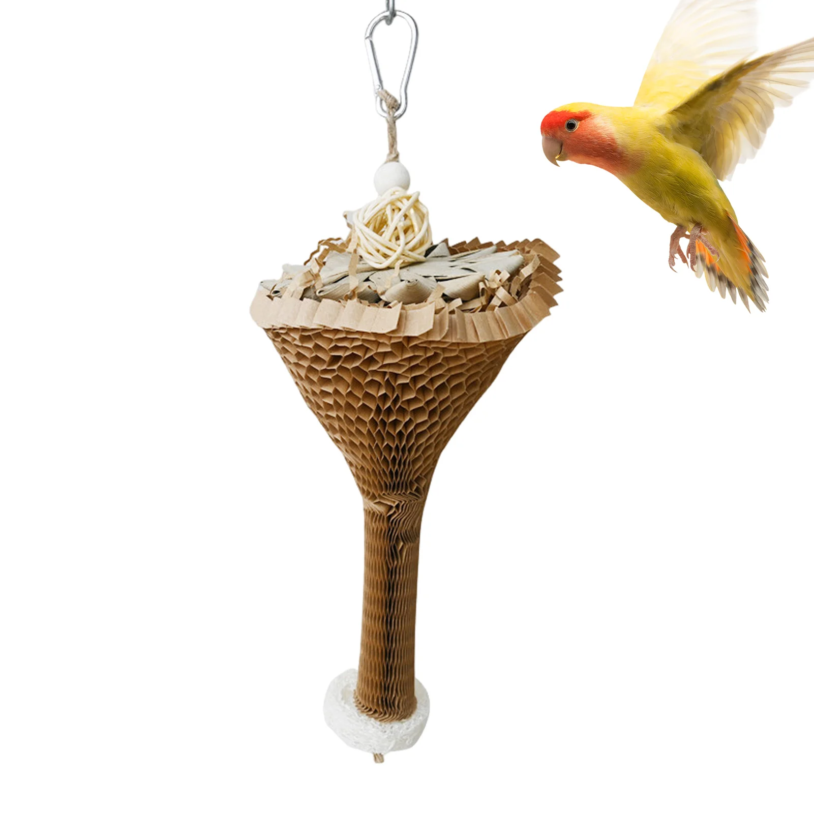 S51779d605f25497ab03a0b1705083b3dE.webp Vogelspeeltje van palmblad en papier - Afbeelding 1