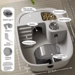 Transparante hamsterkooi - Grijs