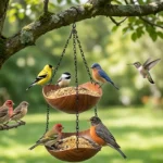Hangend vogelbad en voederbak - Afbeelding 4