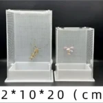 Magnetische voerhouder voor terrarium - Wit -6