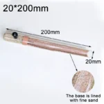 Glazen mieren-nestbuis met gips-zandmatrix – 20-200mm