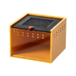 Transparante insectenbox voor voeren en kweken – Geel