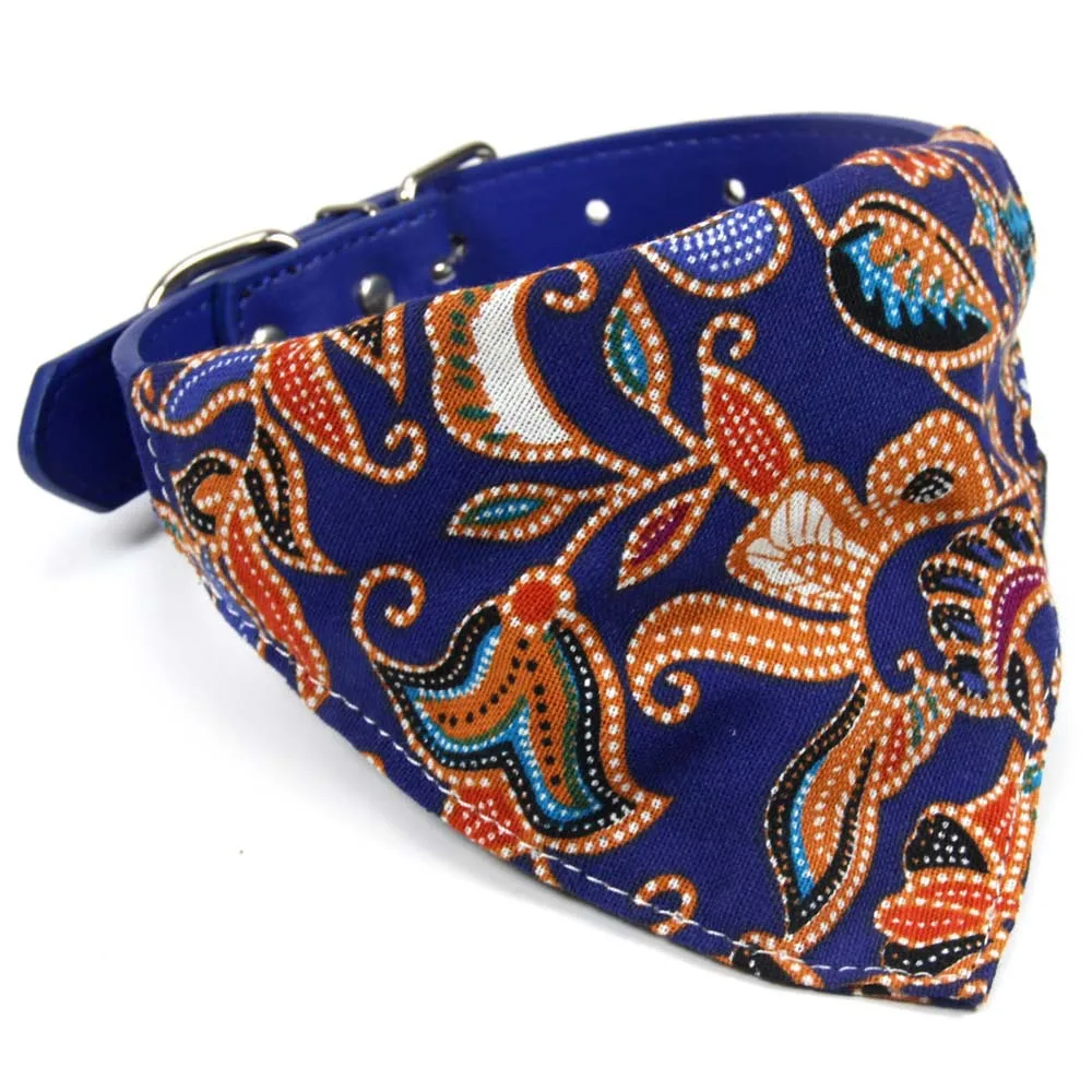 S6d9812beef484014bd47d3cb29194739U-1.webp Driehoekige stoffen bandana voor honden – Blauw / S26-34CM - Afbeelding 1