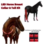 LED-verlichtingsset voor paarden - Rood set