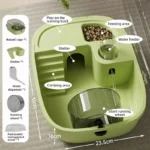 Transparante hamsterkooi - Groen