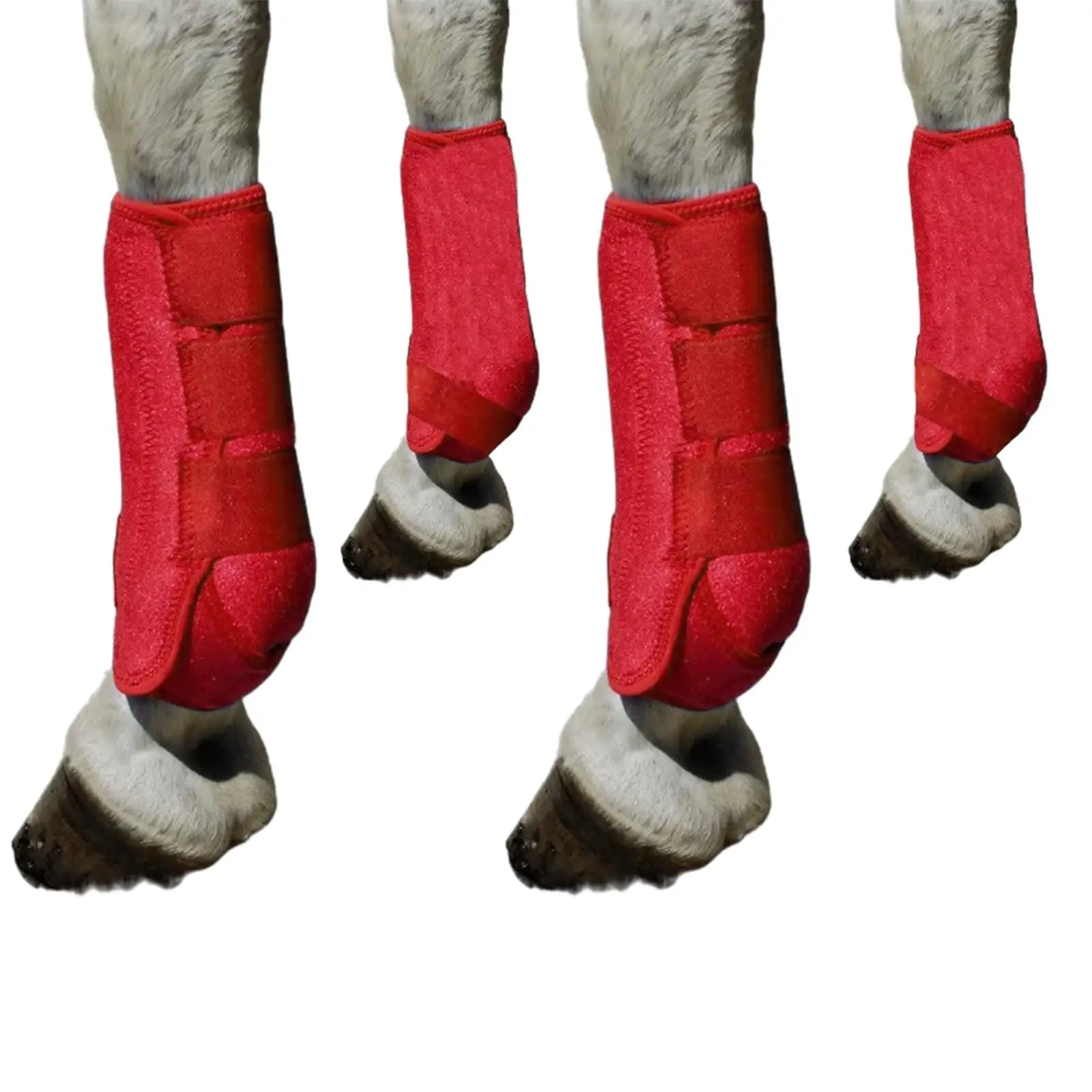 S7eb75ab415c14b0bb635942372aecaf7P-1.webp Neopreen beenbeschermers voor paarden – Rood - L - Afbeelding 1