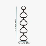 Hangende klimladder voor reptielen – Zwart – 1 stuk