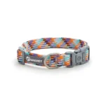 Reflecterende nylonhalsband voor honden – Grijs / S (20 mm)