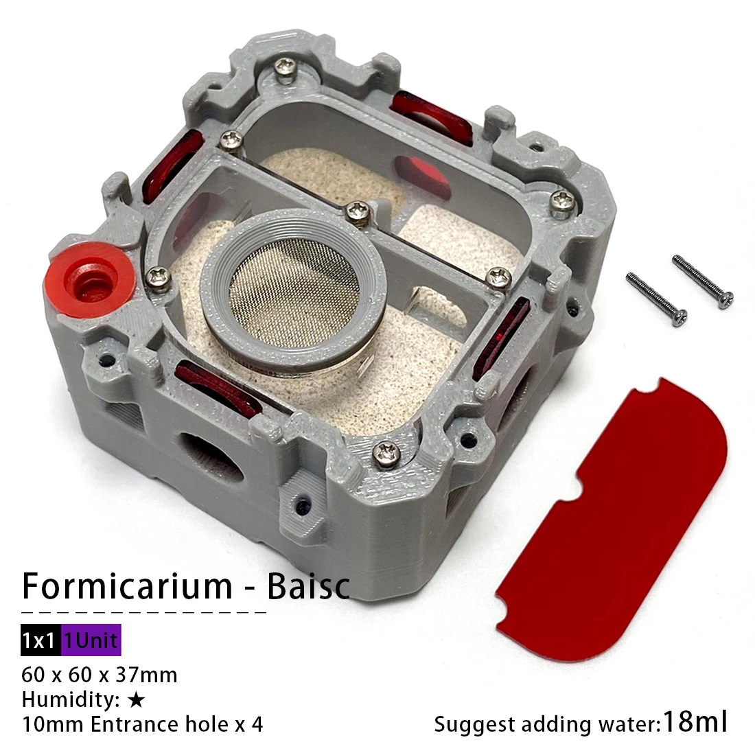 S8df1252173eb4a7b8cbe80bd116866ba3-3.webp Modulaire mierenboerderij en uitbreidingsonderdelen - Basic - Afbeelding 1