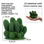 Cactusdecoratie voor reptielenterraria - 22 koppig