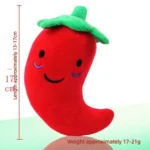 Pluche hondenspeeltje met piepgeluid – Chili