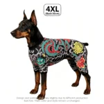 Full-body tattoo-kostuum voor honden en katten – 4XL – ruglengte 50 cm