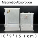 Magnetische voerhouder voor terrarium - Wit -3
