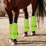 Neopreen beenbeschermers voor paarden – Lichtgroen - M