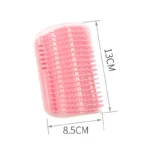 Hoekborstel voor katten – Roze