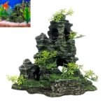 Aquariumornament berglandschap met schuilgrot - Afbeelding 2