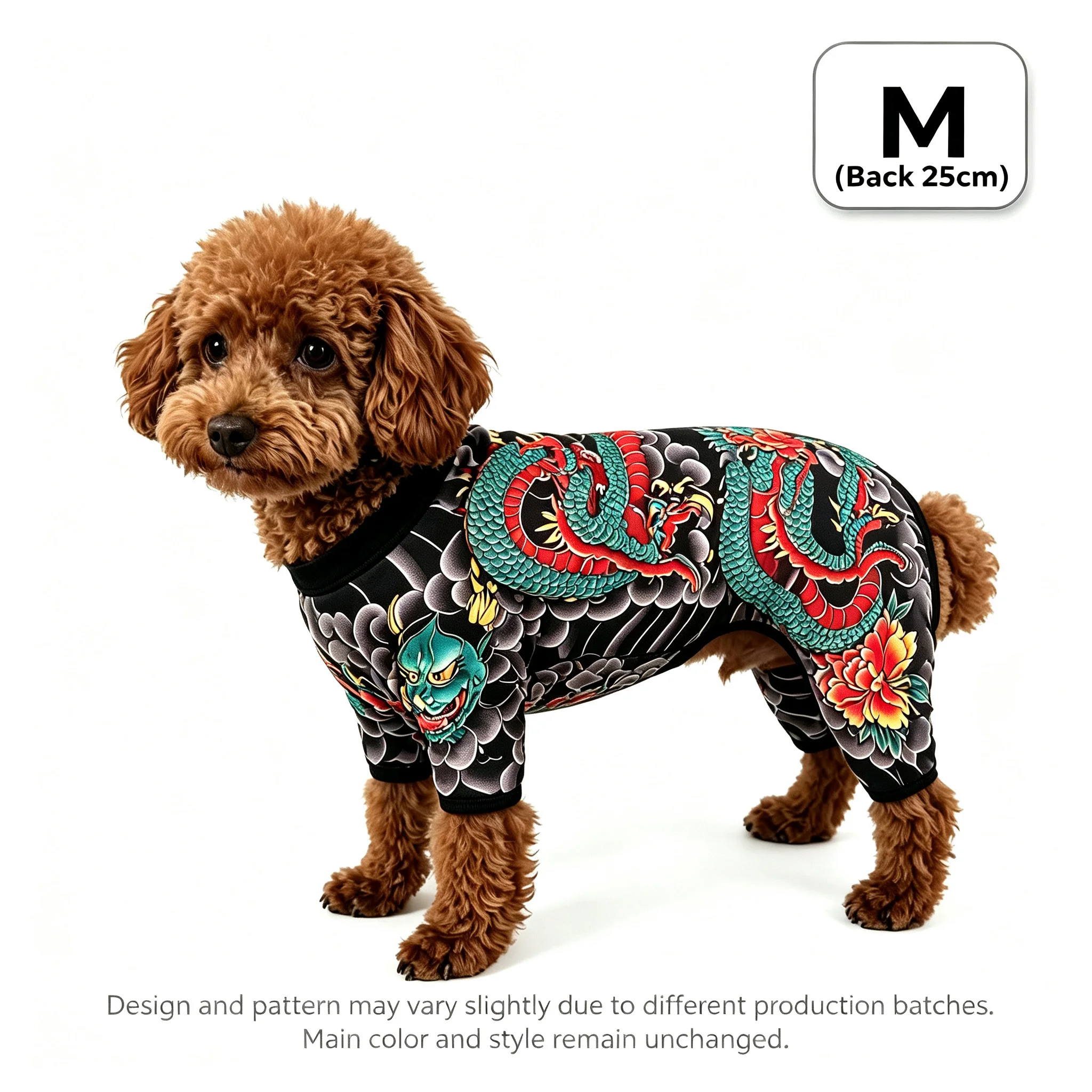 Sc87cf2713d2f433288c151de07d1356bM-1.webp Full-body tattoo-kostuum voor honden en katten – M – ruglengte 25 cm - Afbeelding 1