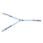 USB-oplaadbare LED-borstplaat voor paarden - Blauw