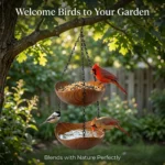 Hangend vogelbad en voederbak - Afbeelding 3