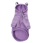 Hondenhoodie van polyester – Paars / M