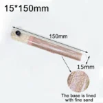 Glazen mieren-nestbuis met gips-zandmatrix – 15-150mm